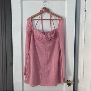 Princess Polly pink dress with tie
